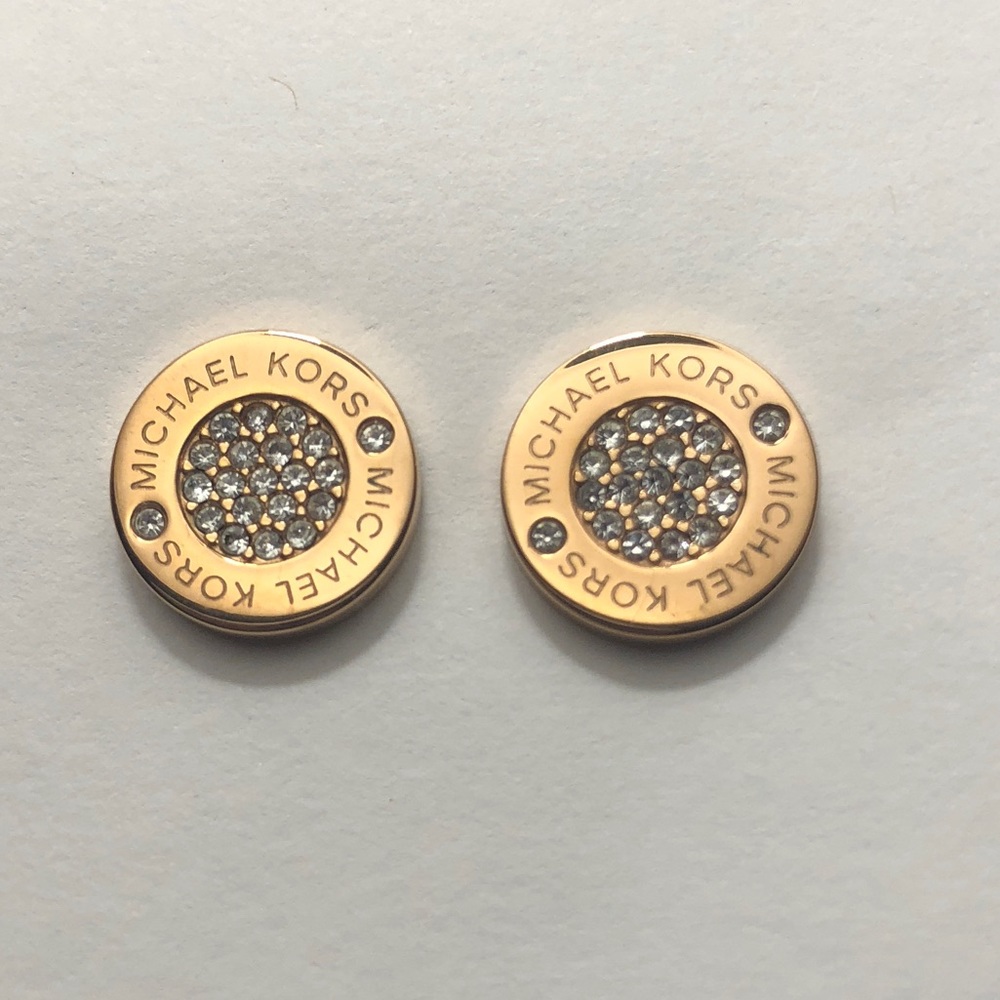 MK Rose Gold Authentic Earrings